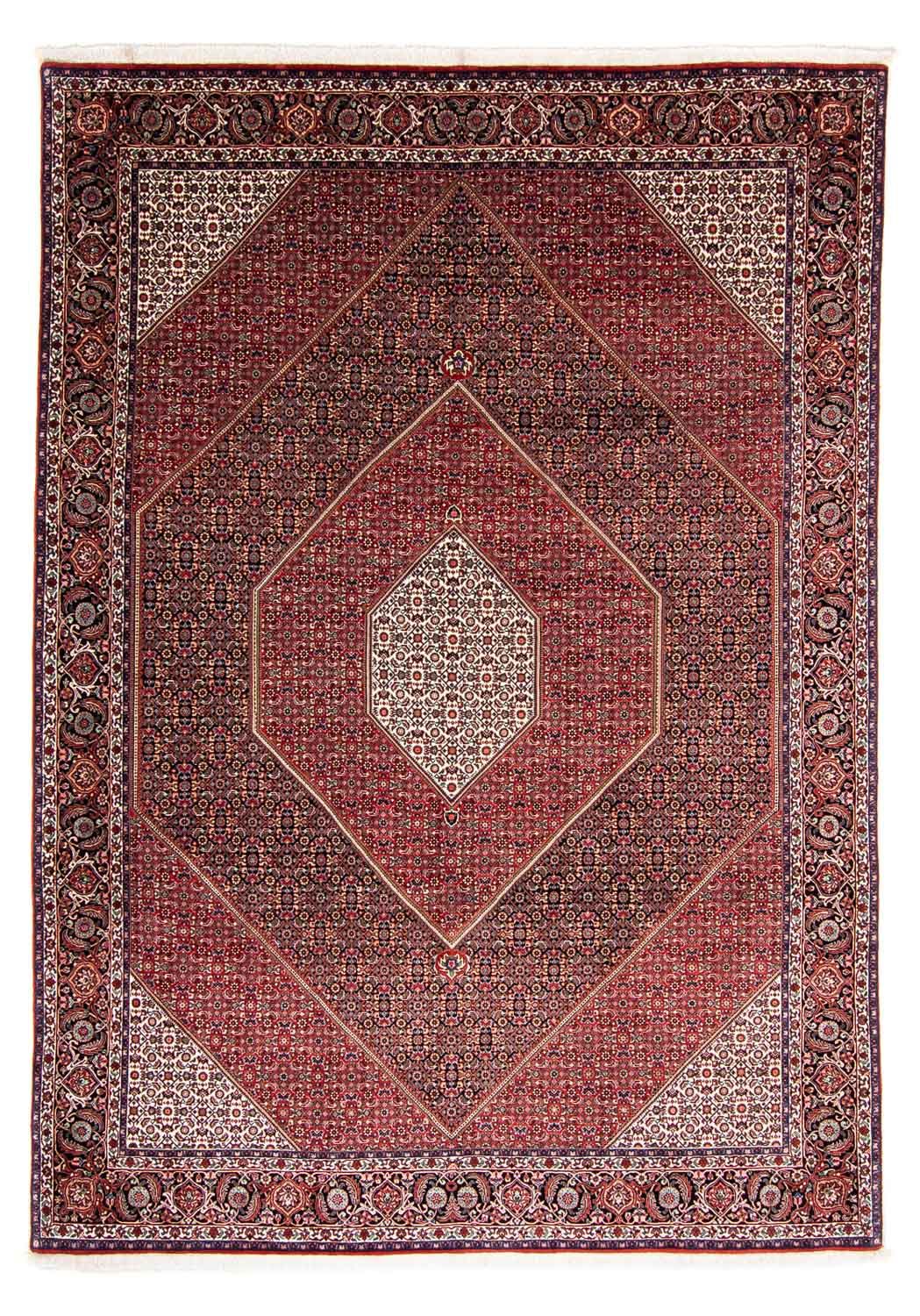 Perzisch tapijt - Bijar - 350 x 252 cm - donkerrood