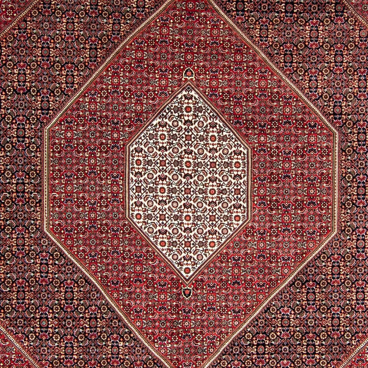Perzisch tapijt - Bijar - 350 x 252 cm - donkerrood