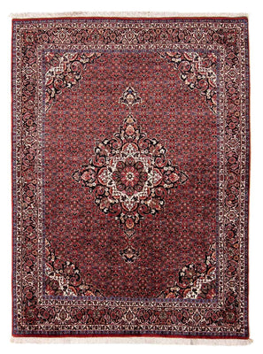Perzisch tapijt - Bijar - 230 x 175 cm - donkerrood