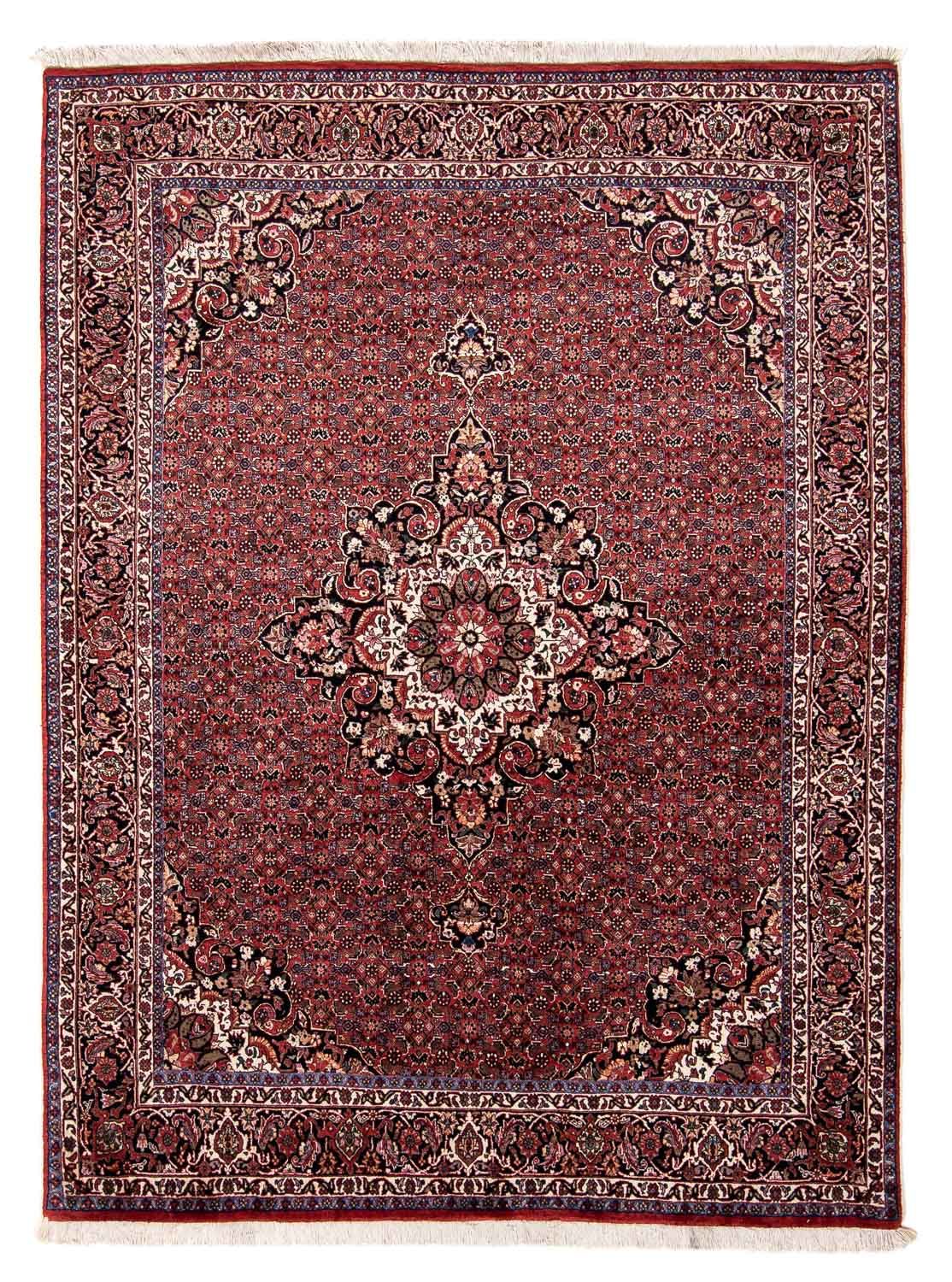 Perzisch tapijt - Bijar - 230 x 175 cm - donkerrood