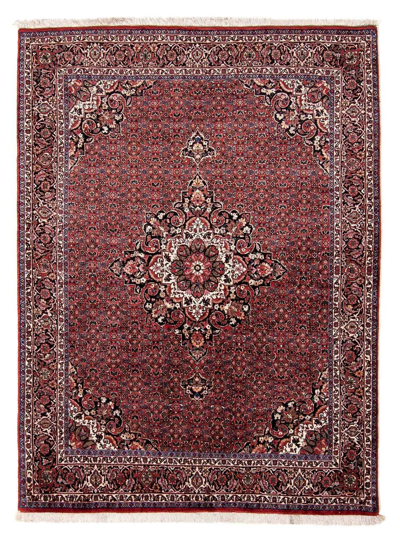 Perzisch tapijt - Bijar - 230 x 175 cm - donkerrood