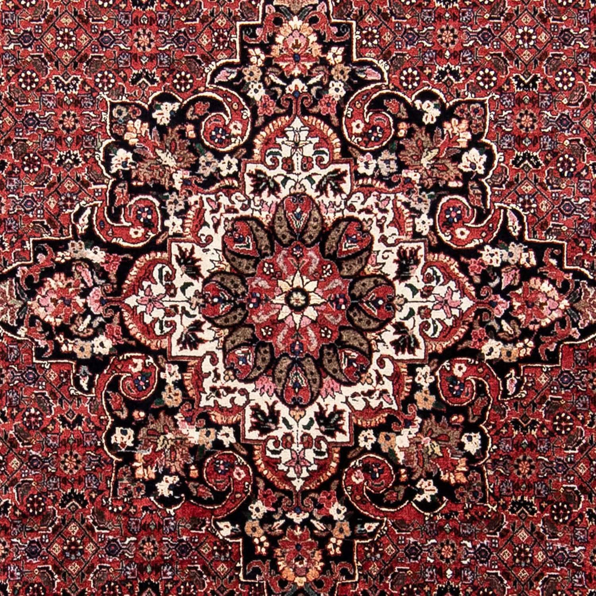 Perzisch tapijt - Bijar - 230 x 175 cm - donkerrood