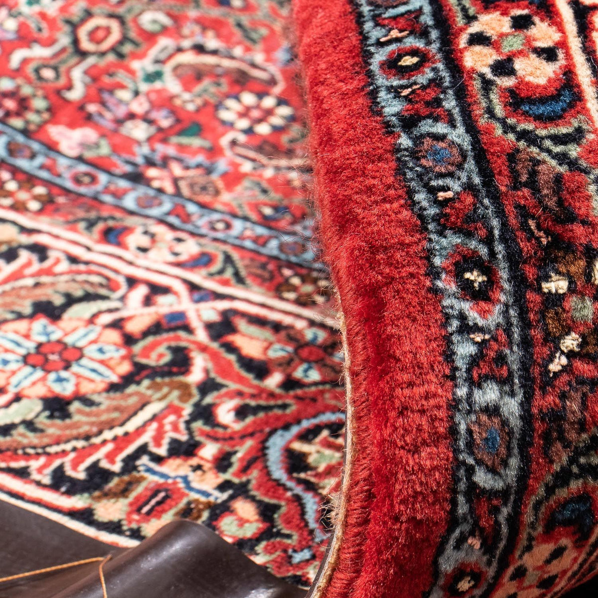 Perzisch tapijt - Bijar - 233 x 166 cm - rood