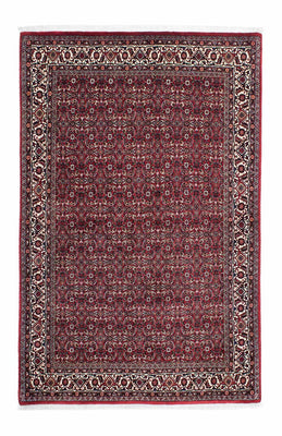 Perzisch tapijt - Bijar - 208 x 134 cm - donkerrood