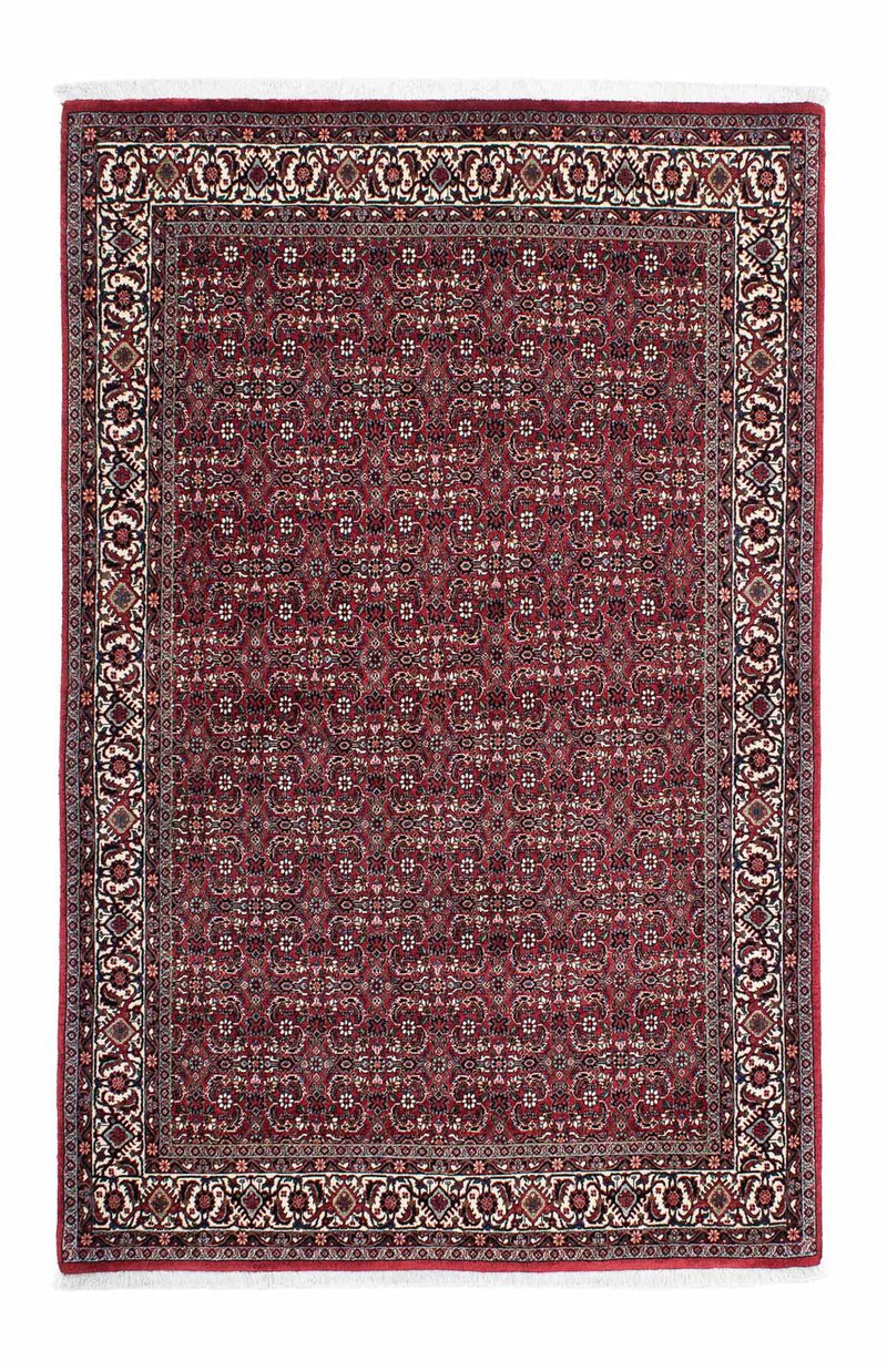 Perzisch tapijt - Bijar - 208 x 134 cm - donkerrood