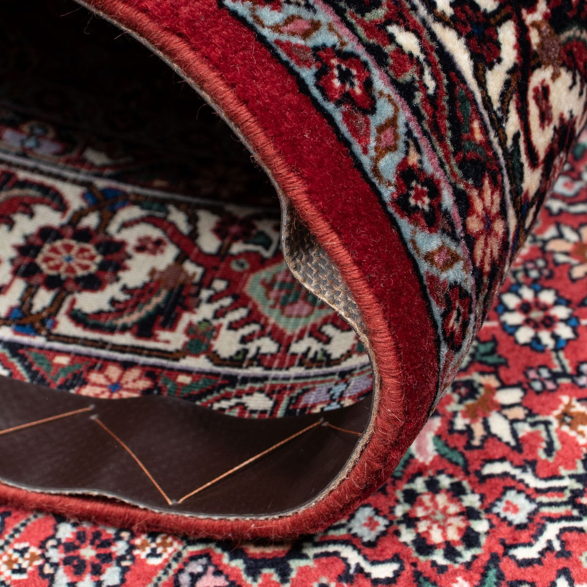 Perzisch tapijt - Bijar - 208 x 134 cm - donkerrood