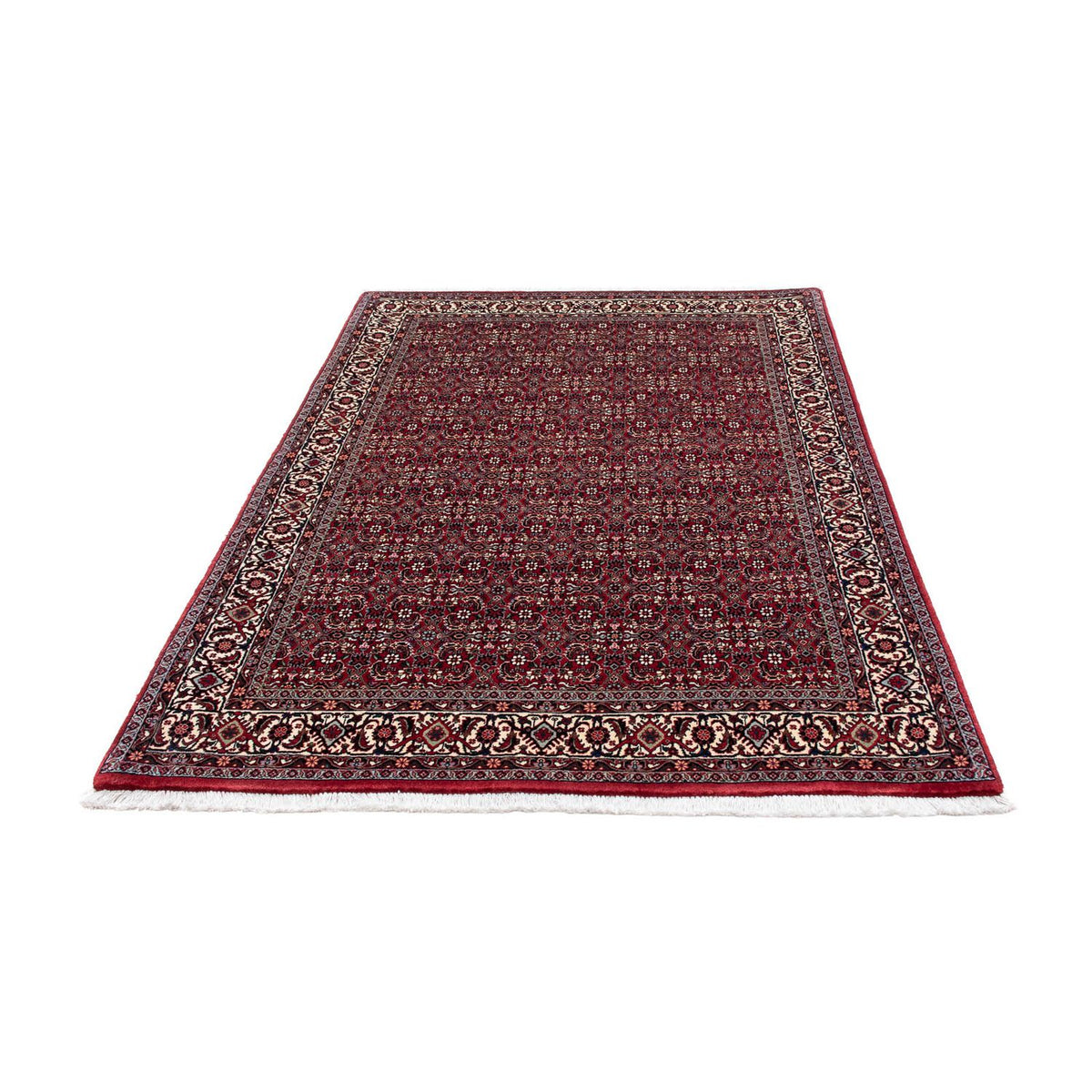 Perzisch tapijt - Bijar - 208 x 134 cm - donkerrood