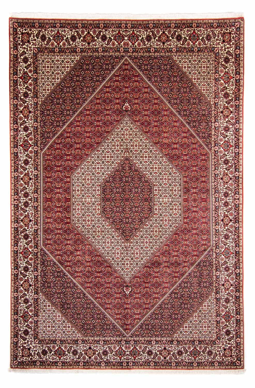 Perzisch tapijt - Bijar - 360 x 250 cm - donkerrood