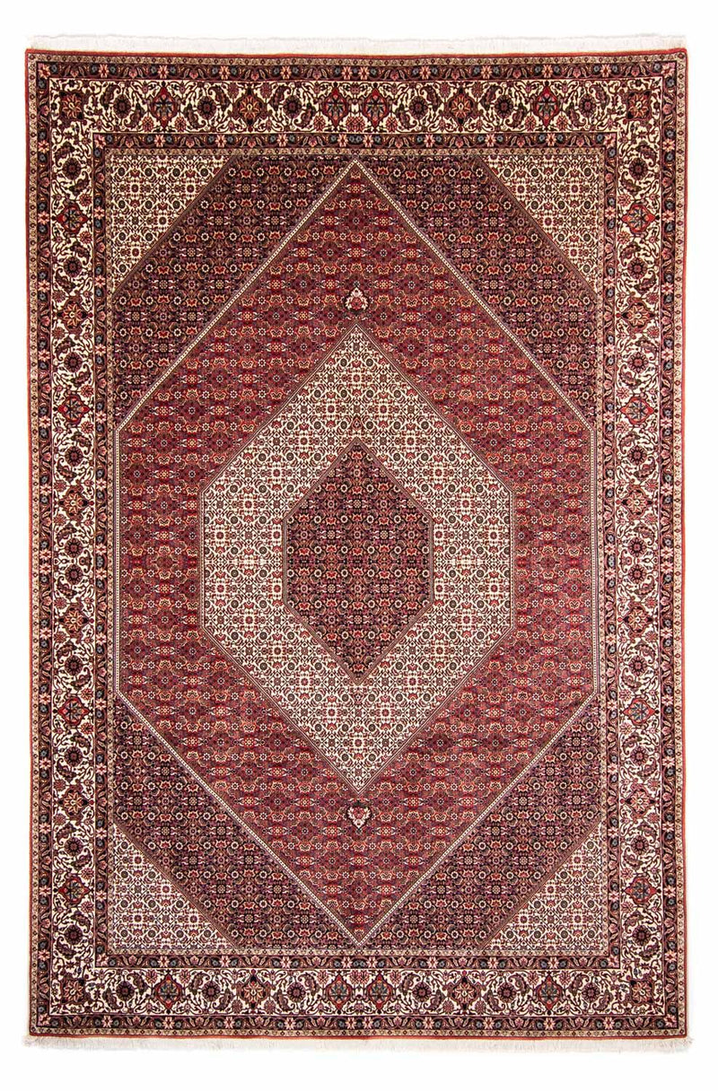 Perzisch tapijt - Bijar - 360 x 250 cm - donkerrood