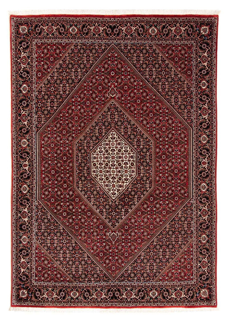 Perzisch tapijt - Bijar - 238 x 165 cm - donkerrood