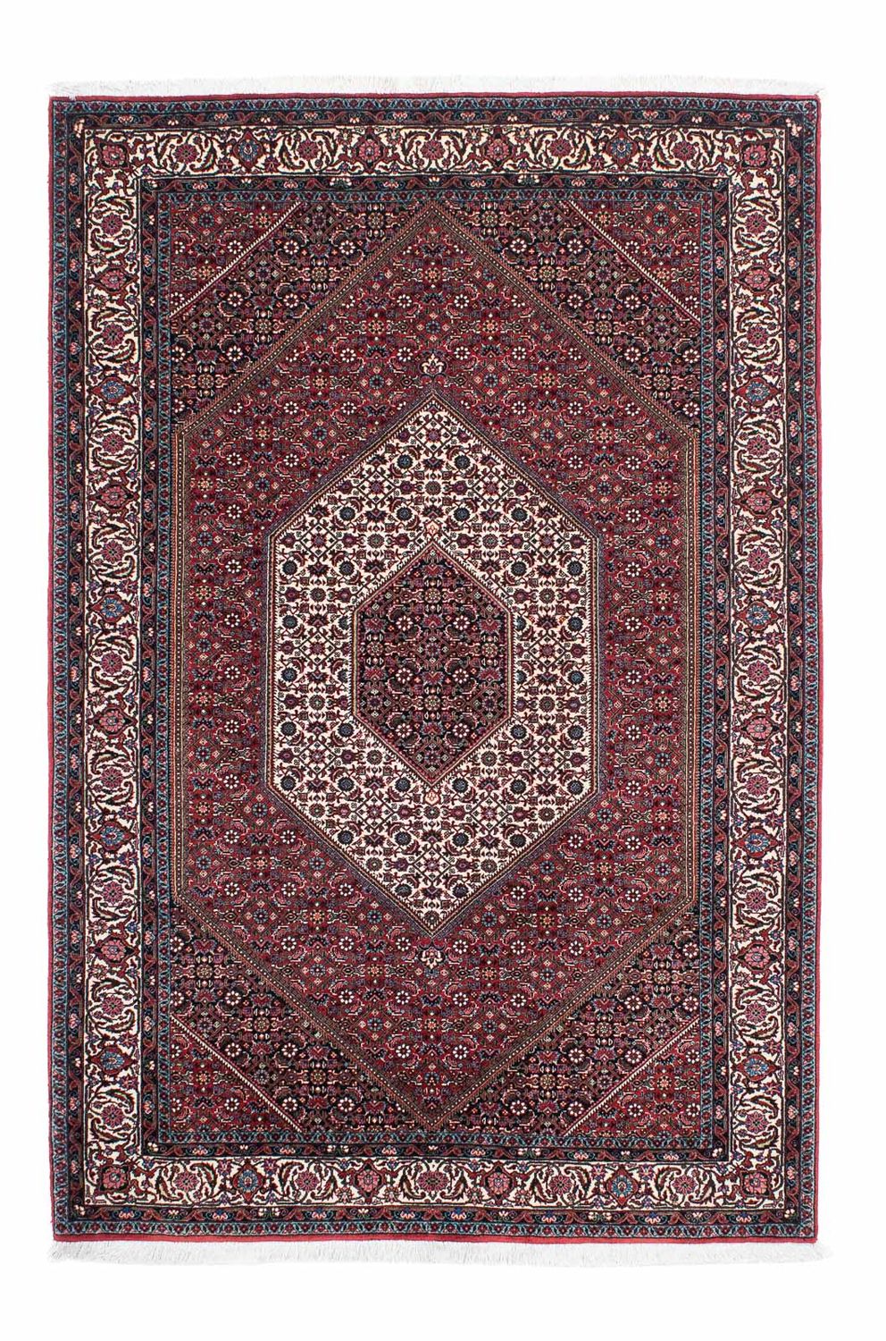 Perzisch tapijt - Bijar - 209 x 140 cm - licht rood
