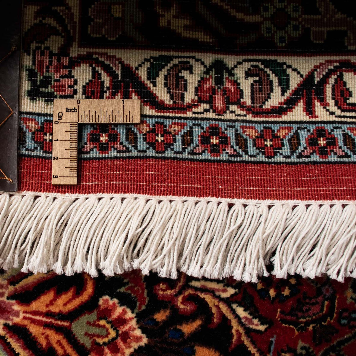 Perzisch tapijt - Bijar - 257 x 203 cm - donkerrood