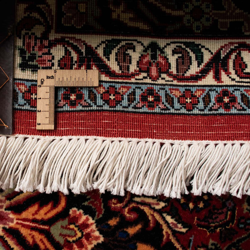 Perzisch tapijt - Bijar - 257 x 203 cm - donkerrood