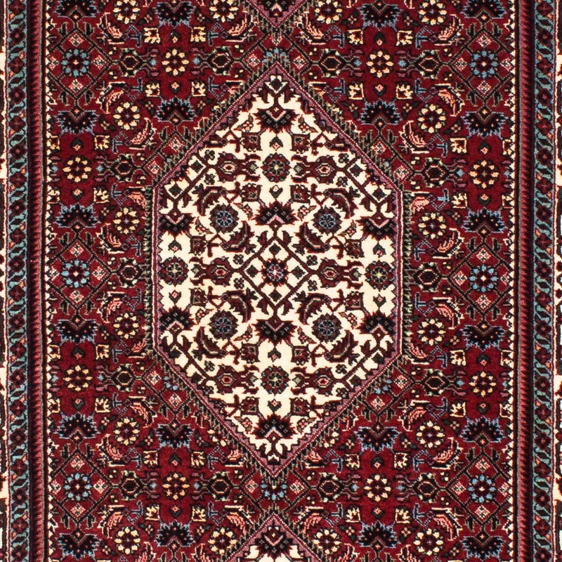 Loper Perzisch tapijt - Bijar - 210 x 73 cm - donkerrood