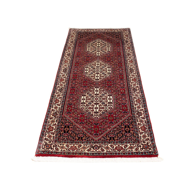 Loper Perzisch tapijt - Bijar - 210 x 73 cm - donkerrood