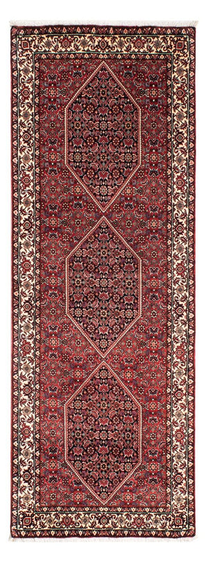 Loper Perzisch tapijt - Bijar - 200 x 74 cm - donkerrood