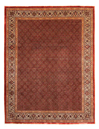 Perzisch tapijt - Bijar - 384 x 300 cm - donkerrood