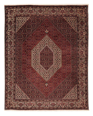 Perzisch tapijt - Bijar - 251 x 202 cm - donkerrood