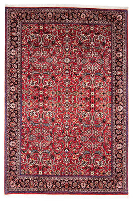 Perzisch tapijt - Bijar - 242 x 175 cm - donkerrood