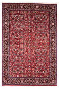 Perzisch tapijt - Bijar - 242 x 175 cm - donkerrood