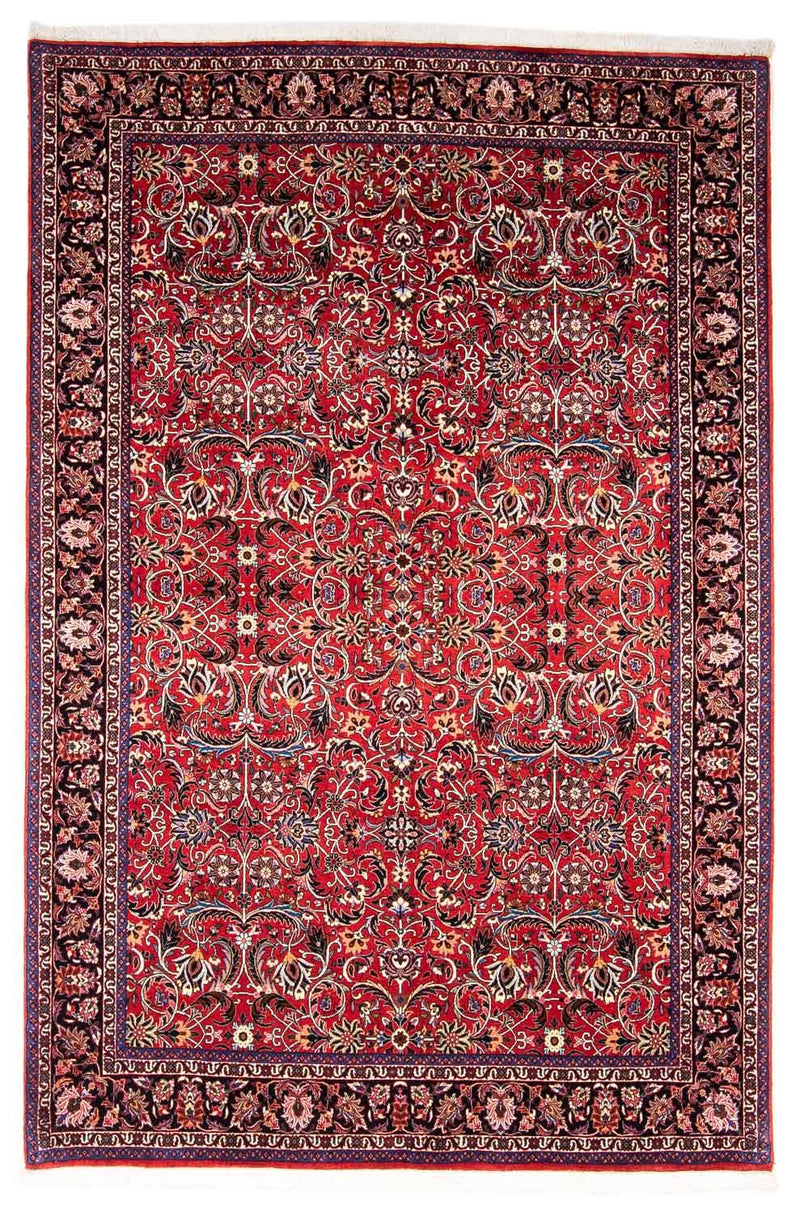 Perzisch tapijt - Bijar - 242 x 175 cm - donkerrood