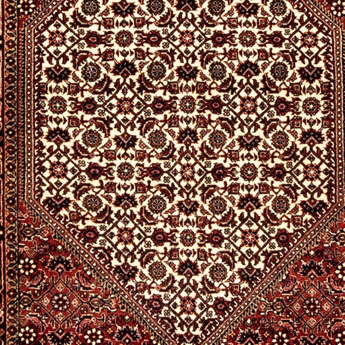 Loper Perzisch tapijt - Bijar - 284 x 80 cm - veelkleurig
