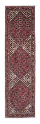 Loper Perzisch tapijt - Bijar - 317 x 88 cm - licht rood