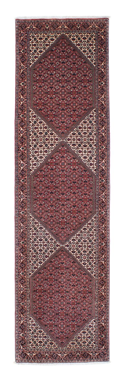 Loper Perzisch tapijt - Bijar - 317 x 88 cm - licht rood