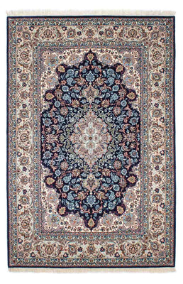 Perzisch tapijt - Isfahan - Premium - 226 x 149 cm - donkerblauw