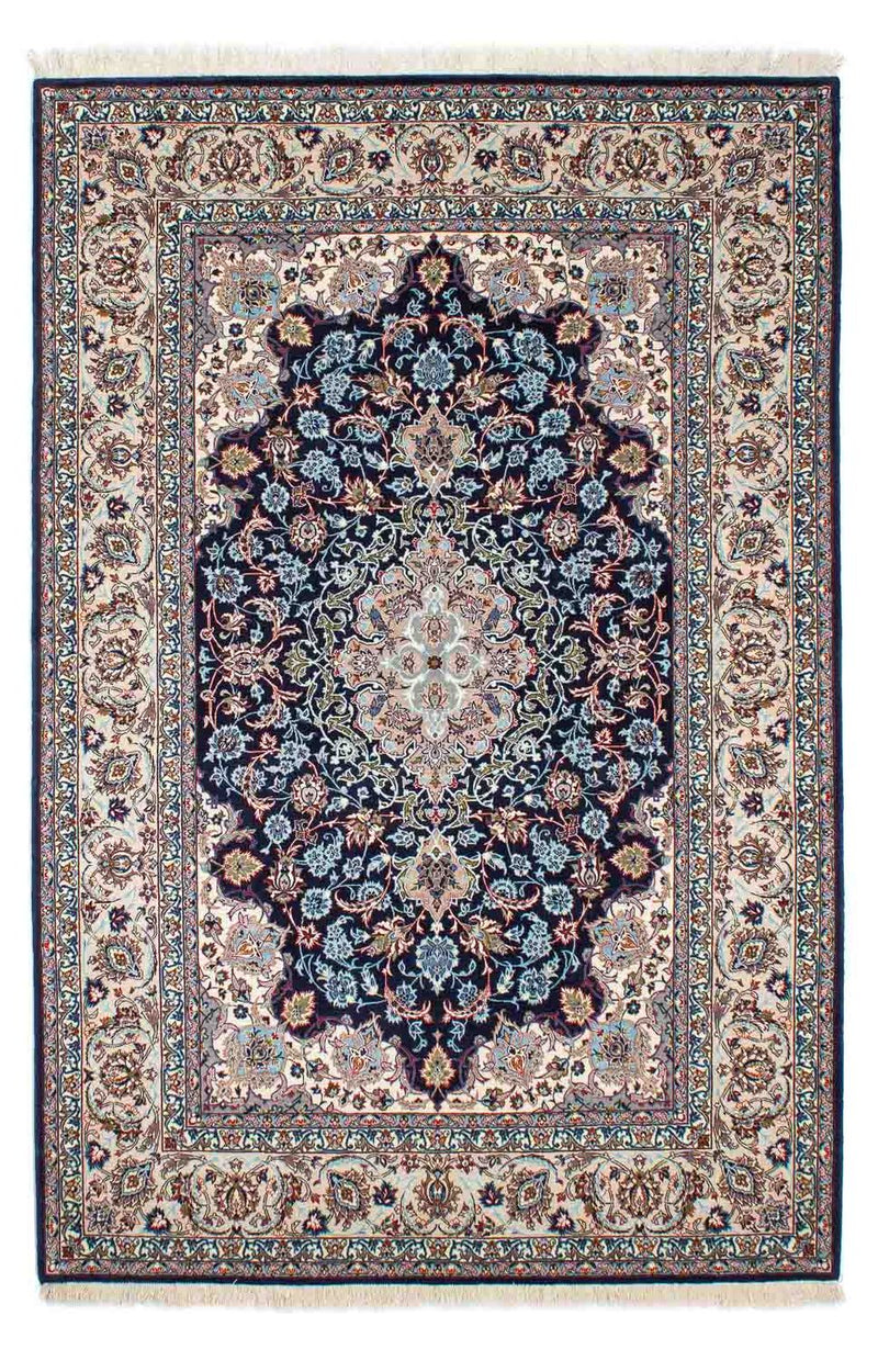 Perzisch tapijt - Isfahan - Premium - 226 x 149 cm - donkerblauw