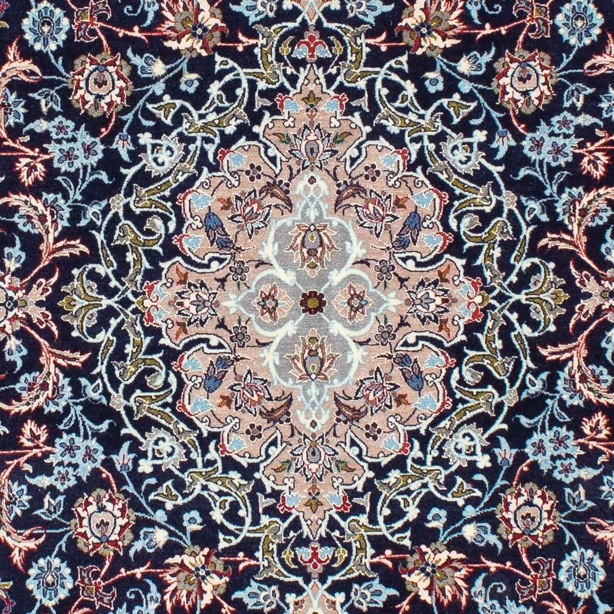 Perzisch tapijt - Isfahan - Premium - 226 x 149 cm - donkerblauw