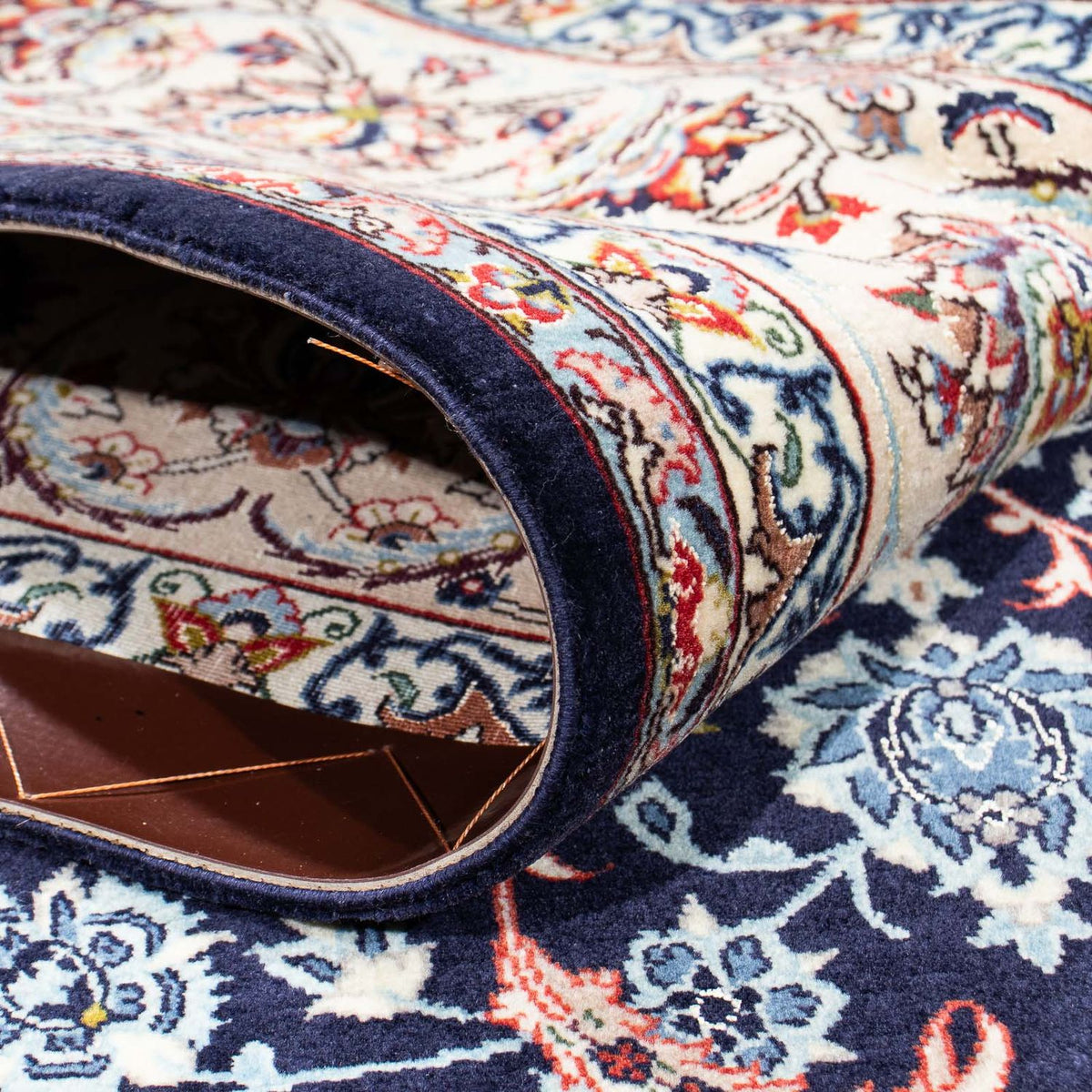Perzisch tapijt - Isfahan - Premium - 226 x 149 cm - donkerblauw