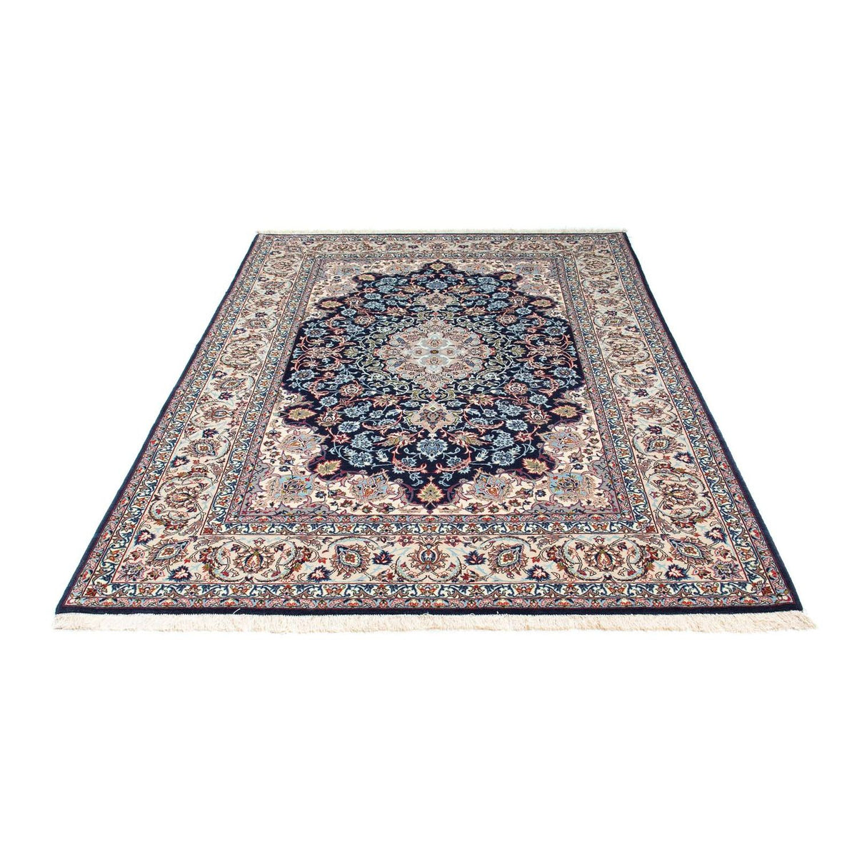 Perzisch tapijt - Isfahan - Premium - 226 x 149 cm - donkerblauw
