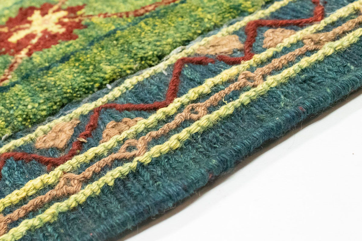 Kelim tapijt - Oosters - 205 x 147 cm - groen