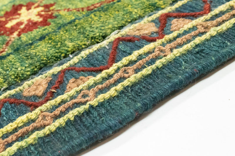 Kelim tapijt - Oosters - 205 x 147 cm - groen