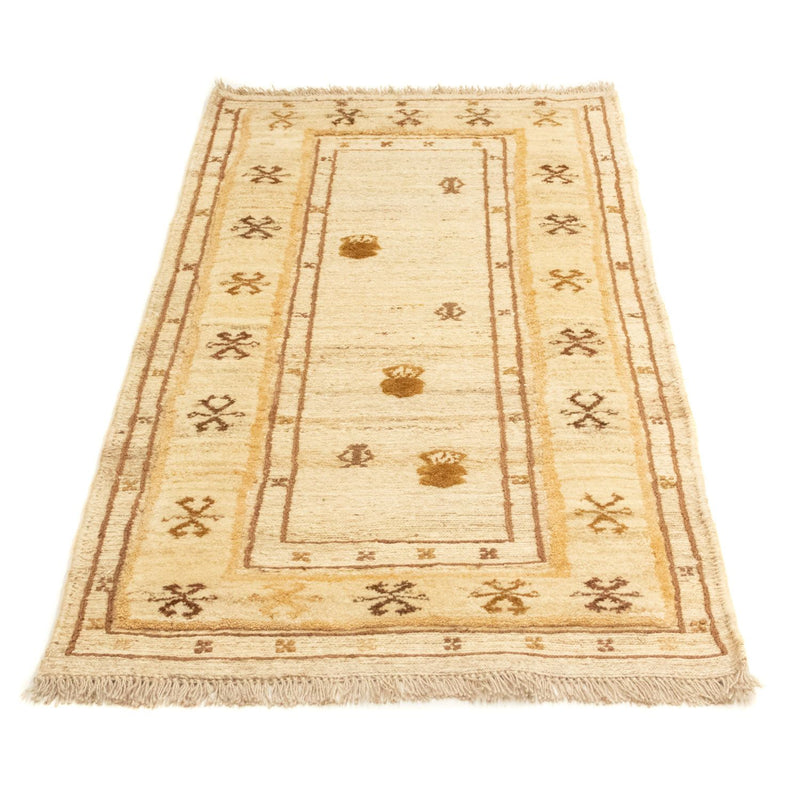 Gabbeh tapijt - Perzisch - 142 x 73 cm - beige