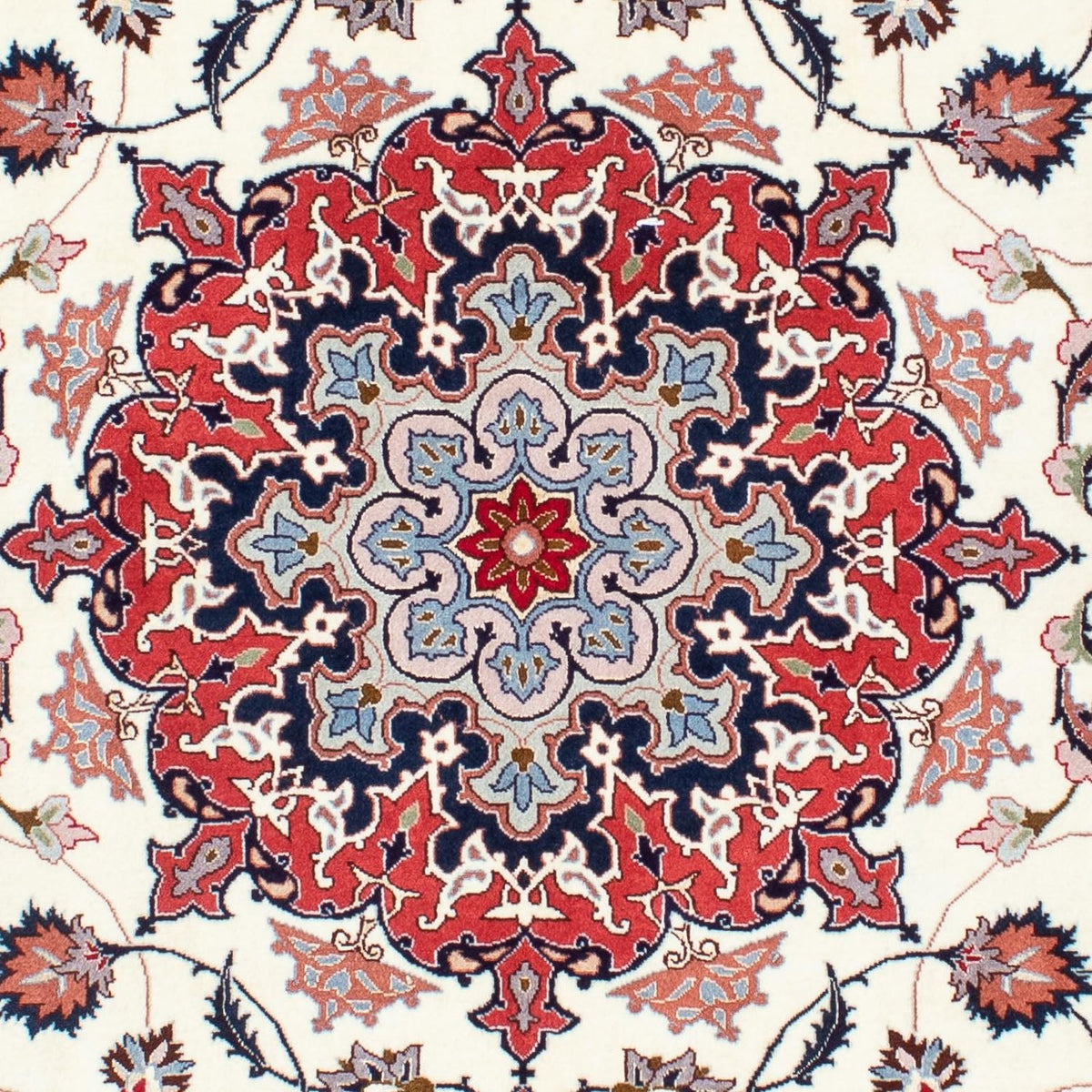 Perzisch tapijt - Tabriz - Royal - 203 x 156 cm - beige