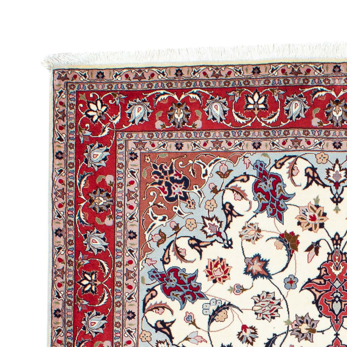 Perzisch tapijt - Tabriz - Royal - 203 x 156 cm - beige