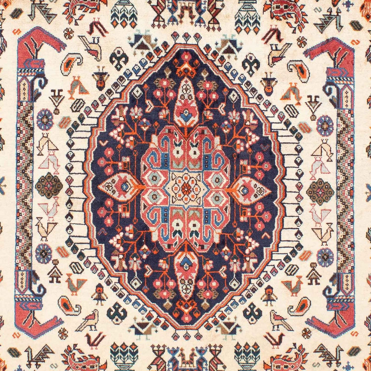 Gabbeh Tapijt - Kashkuli Perzisch - 263 x 158 cm - beige