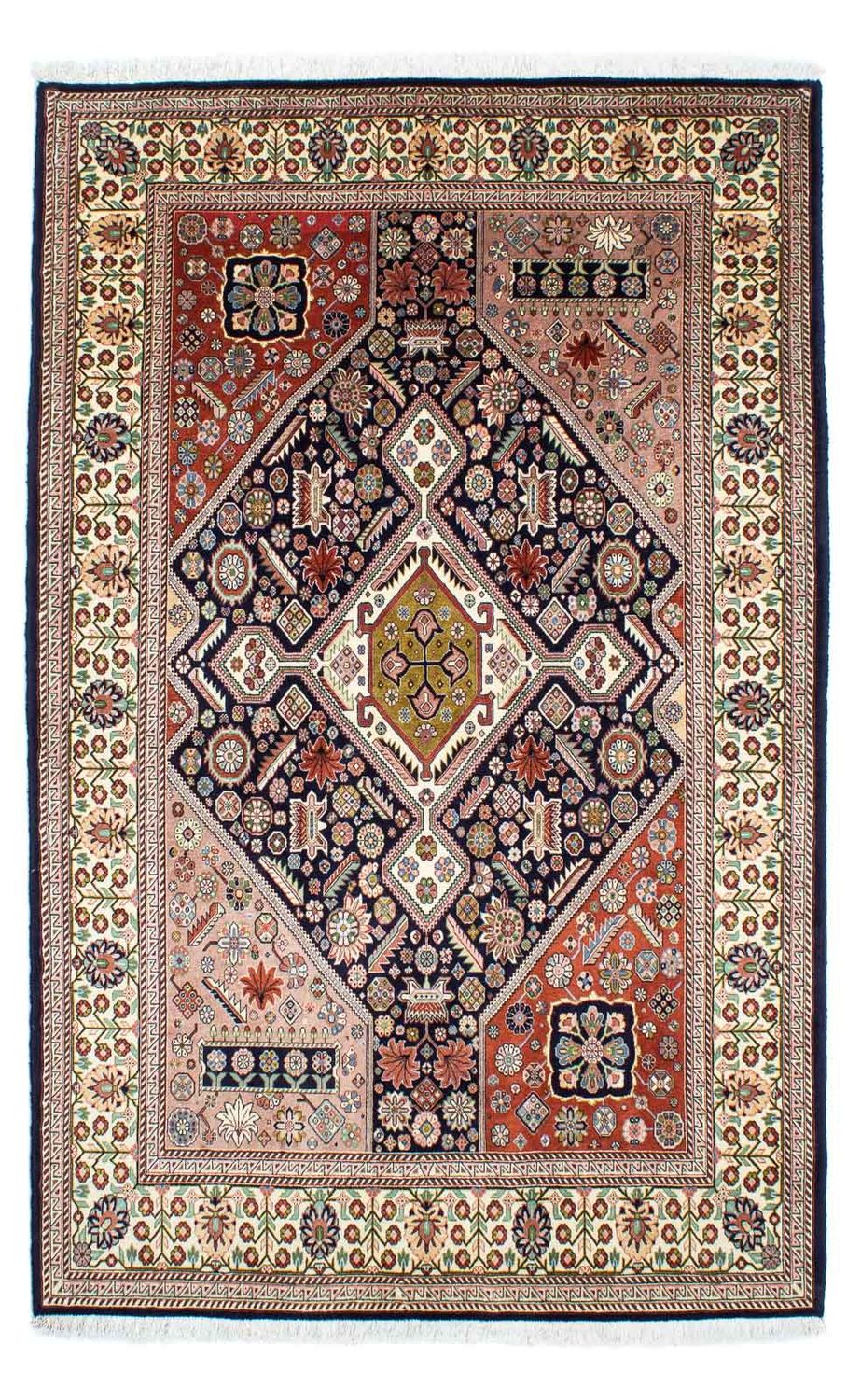 Gabbeh Tapijt - Kashkuli Perzisch - 227 x 145 cm - donkerblauw