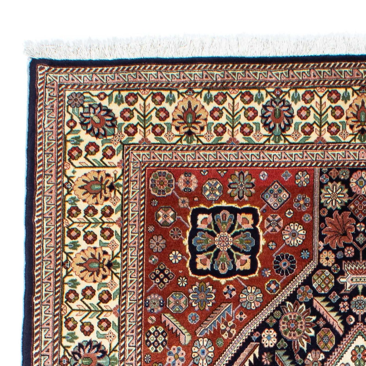 Gabbeh Tapijt - Kashkuli Perzisch - 227 x 145 cm - donkerblauw