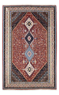 Gabbeh Tapijt - Kashkuli Perzisch - 225 x 139 cm - donkerrood