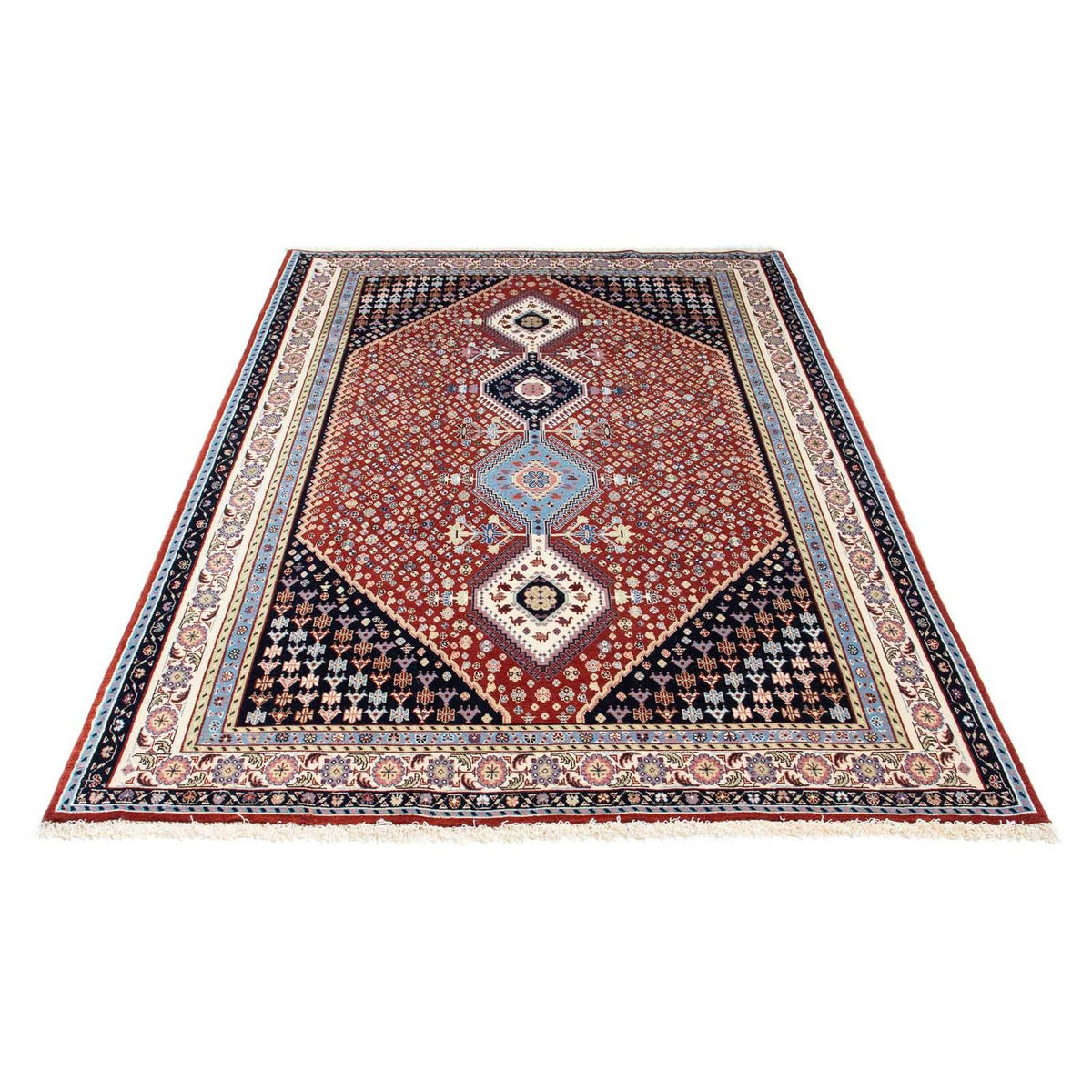 Gabbeh Tapijt - Kashkuli Perzisch - 225 x 139 cm - donkerrood
