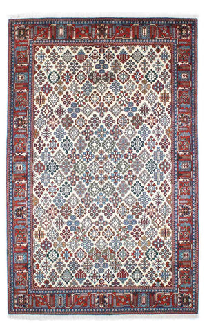 Gabbeh Tapijt - Kashkuli Perzisch - 241 x 159 cm - beige