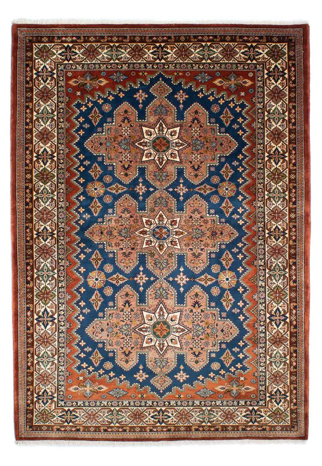 Gabbeh Tapijt - Kashkuli Perzisch - 242 x 173 cm - donkerrood