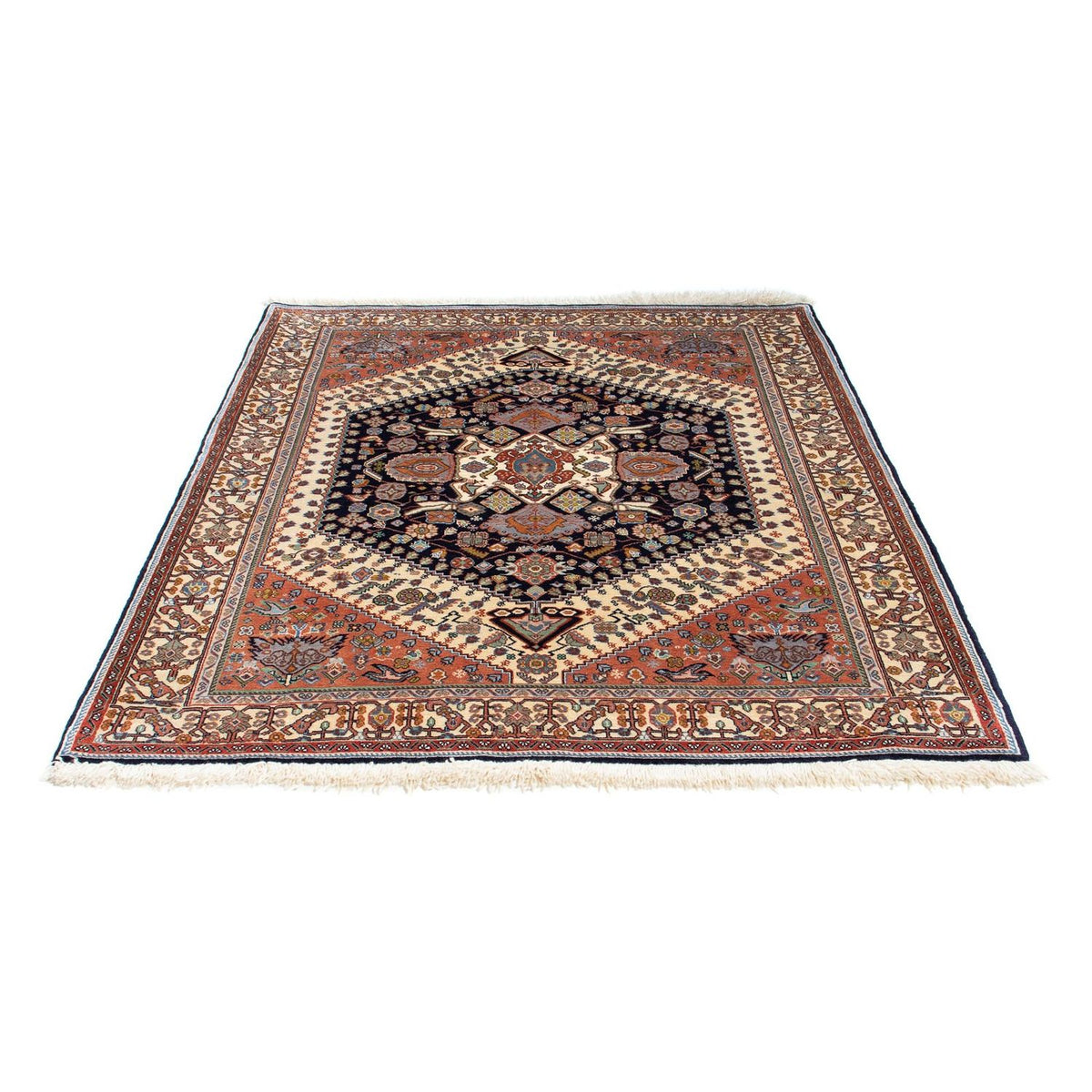 Gabbeh Tapijt - Kashkuli Perzisch - 180 x 145 cm - donkerblauw