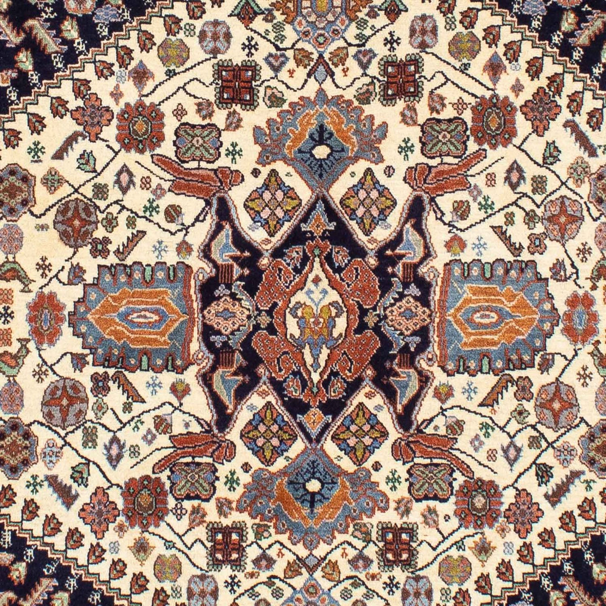 Gabbeh Tapijt - Kashkuli Perzisch - 180 x 140 cm - donkerblauw