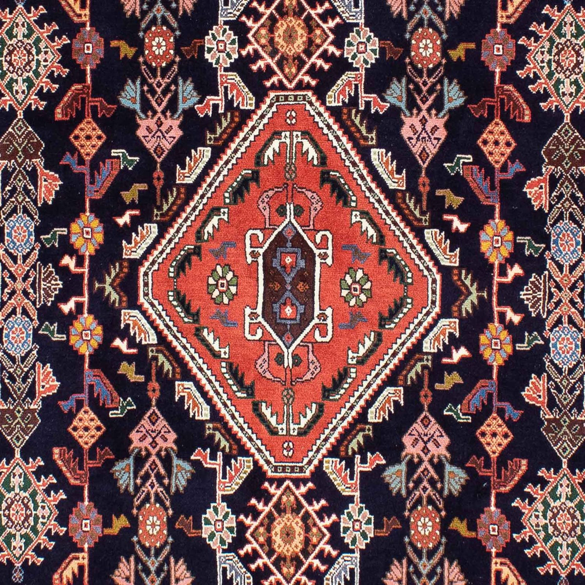 Gabbeh Tapijt - Kashkuli Perzisch - 245 x 172 cm - donkerblauw