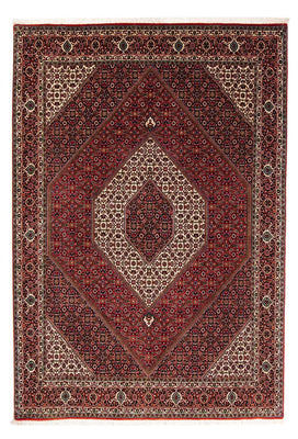 Perzisch tapijt - Bijar - 251 x 176 cm - donkerrood