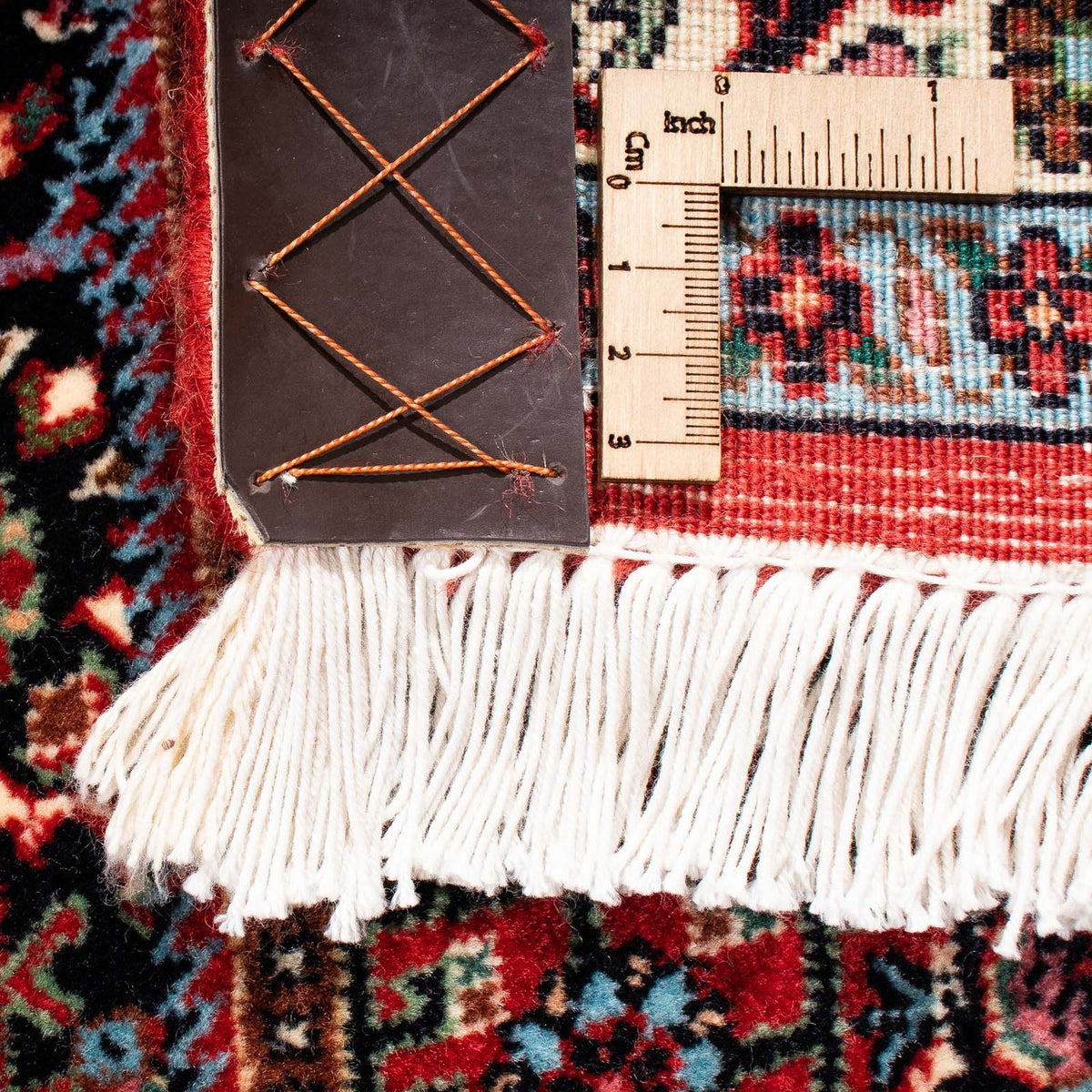 Perzisch tapijt - Bijar - 251 x 176 cm - donkerrood